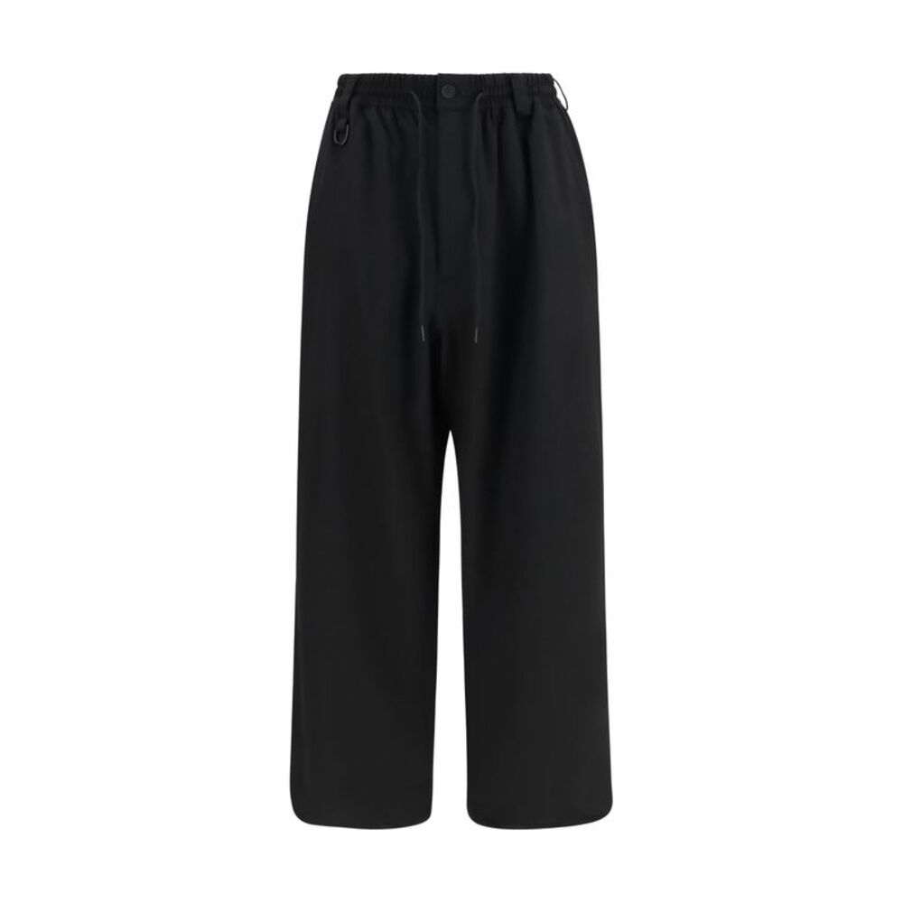 Y-3 Men Wool Straight-Leg Pants